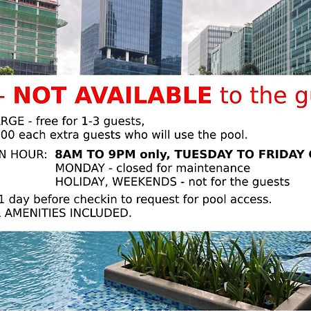 מנילה Uptown Parksuites Apartments Tower 2 Bgc By Ph Staycation מראה חיצוני תמונה